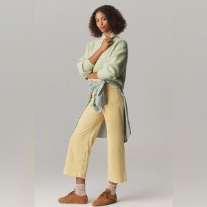 NWT - Anthropologie The Colette Corduroy Crop Wide-Leg Pants by Maeve